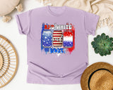 Red White And Boozy graphic tee in Orchid