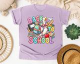Back To School Goose Pastel graphic tee in Orchid