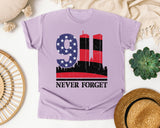 Never Forget Black 3 graphic tee in Orchid