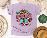 Daddy's Girl graphic tee in Orchid