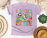 Its Now Laters Bruh Alligator graphic tee in Orchid