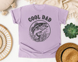 Cool Dad Bass Fishing graphic tee in Orchid