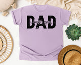 Dad I Love You Black graphic tee in Orchid