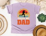 My Favorite Football Player Calls Me Dad graphic tee in Orchid