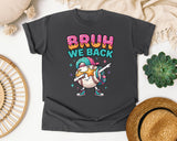 Bruh We Back Baseball Dab graphic tee in Pepper