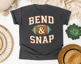Bend And Snap Football graphic tee in Pepper