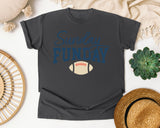 Sunday Funday Football Navy graphic tee in Pepper