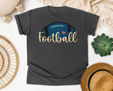 Football Script Simple graphic tee in Pepper