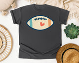 Football Cream Retro graphic tee in Pepper