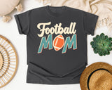 Football Mom Retro Bold graphic tee in Pepper