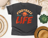 Football Life graphic tee in Pepper