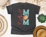 Football Mom Vertical graphic tee in Pepper