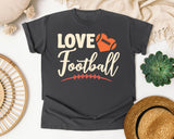 Love Football Script graphic tee in Pepper