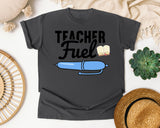 Teacher Fuel Pen graphic tee in Pepper