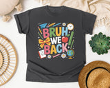 Bruh We Back Bow graphic tee in Pepper