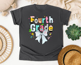 Fourth Grade Paper Bow graphic tee in Pepper