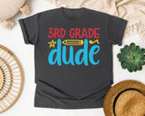 3rd Grade Dude White 2 3 graphic tee in Pepper