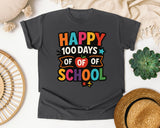 Happy 100 Days Of Of Of School graphic tee in Pepper