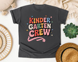 Kindergarten Crew Bow graphic tee in Pepper