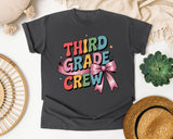 Third Grade Crew graphic tee in Pepper