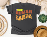 Tiny Human Tamer graphic tee in Pepper