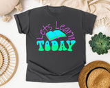Let's Learn Today graphic tee in Pepper