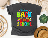 Welcome Back To School graphic tee in Pepper