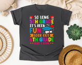 So Long Fifth Grade Look Out Sixth Grade graphic tee in Pepper