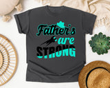 Fathers Are Strong White 2 graphic tee in Pepper