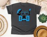 Cool Dad Blue 2 graphic tee in Pepper
