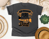 100 Percent Pure Super Dad White 2 graphic tee in Pepper