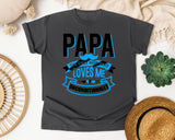 Papa The Only Man Who Loves Me Unconditionally White 2 graphic tee in Pepper