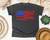 Best Dad Ever Red graphic tee in Pepper