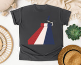 Patriotic Paint Roller graphic tee in Pepper
