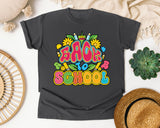 Back To School Bright graphic tee in Pepper