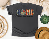 Home Of The Free Because Of The Brave graphic tee in Pepper
