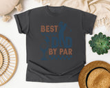 Best Dad By Par Grey graphic tee in Pepper