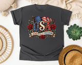 USA 250 Years Of Freedom graphic tee in Pepper