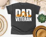 Dad Veteran graphic tee in Pepper