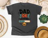 Dad Joke Loading Black graphic tee in Pepper