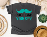 Cool Dad Vibes graphic tee in Pepper