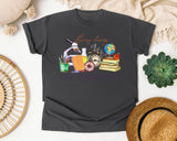 Busy Doing Cool Teacher Stuff graphic tee in Pepper