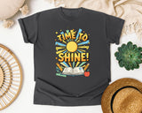Time To Shine graphic tee in Pepper