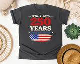 250 Years American Freedom graphic tee in Pepper