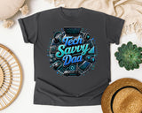 Tech Savvy Dad graphic tee in Pepper