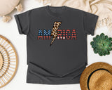 America Grey 2 graphic tee in Pepper