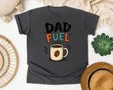 Dad Fuel Black graphic tee in Pepper