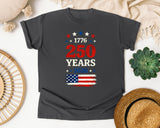 250 Years 2026 Red 2 graphic tee in Pepper