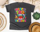 Happy 100th Day Of School graphic tee in Pepper