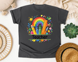 Teacher Grey 2 graphic tee in Pepper